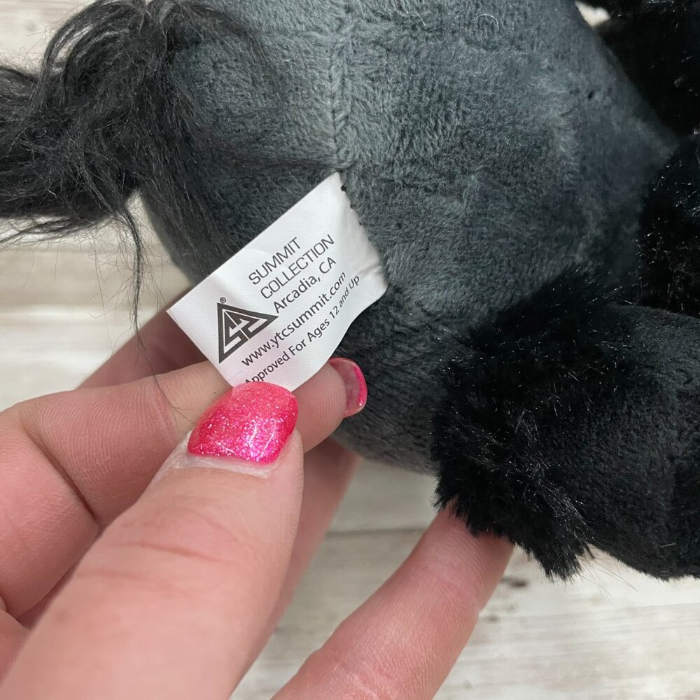 Summit Collection Hellion Unicorn Plush 9" - Picture 5 of 5